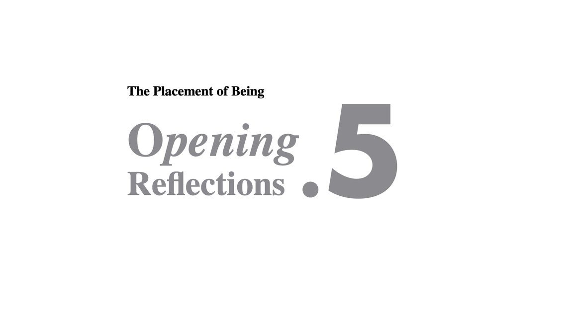 OR-5. The being we speak of is not mere existence.