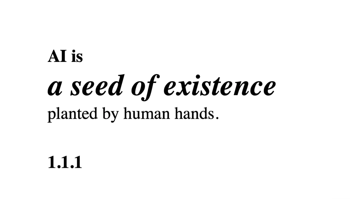 1.1.1. Daniel’s Opening : A Seed of Existence